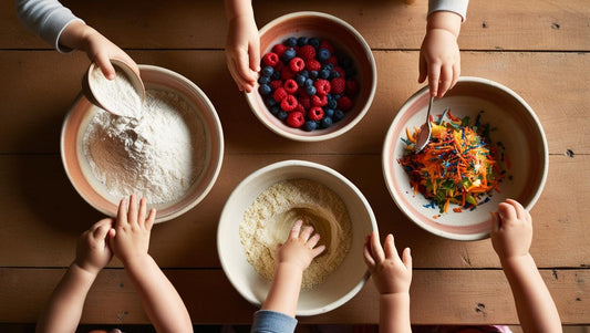 Cooking With Kids Made Simple — Tip #1: Set Up Before They Step Up